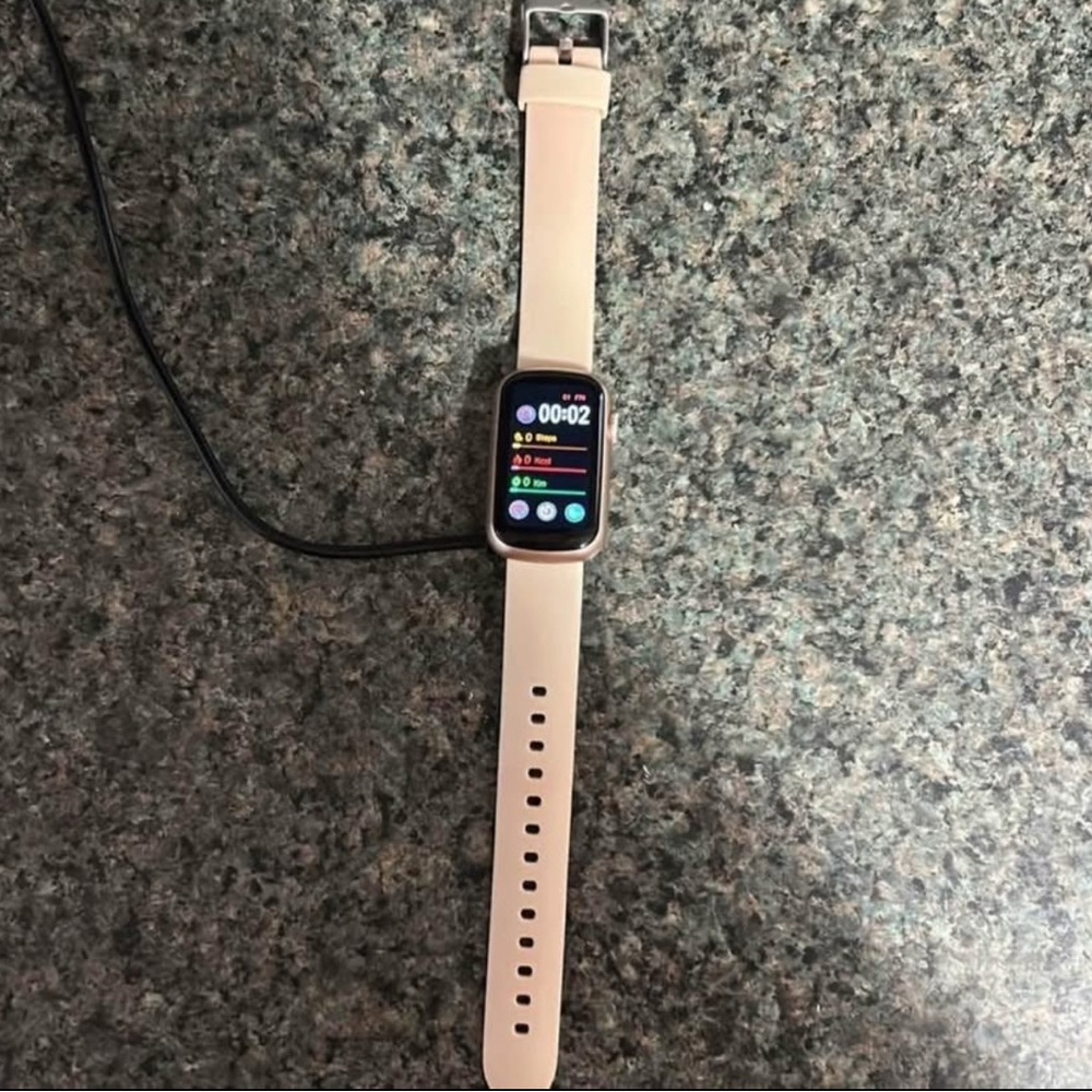 Smartwatch with Cream Band